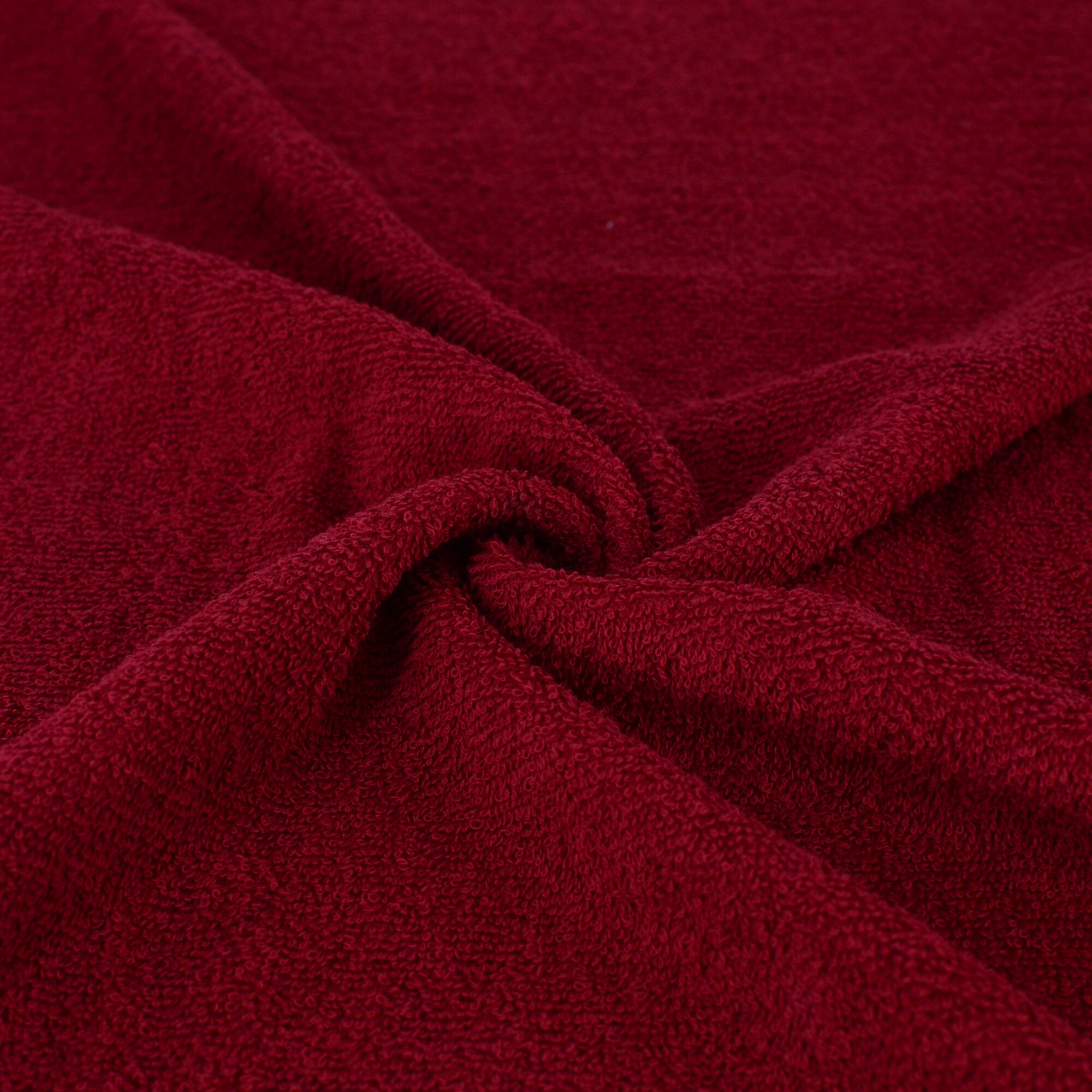 Набор полотенец махровых 10шт 30х50см для рук, темно-бордовый - фотография № 4
