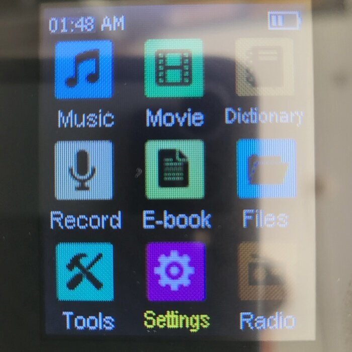 MP3 плеер Rijaho 8gb метлаллический корпус (MP3/MP4/E-Book/Диктофон) розовый с функцией Bluetooth