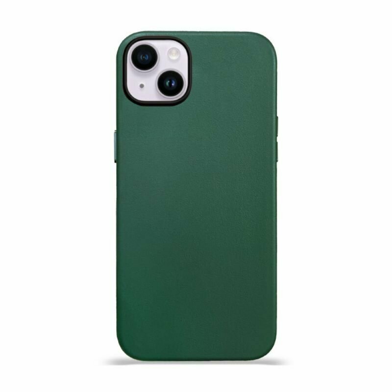 Чехол KZDOO Noble Collection для смартфона Apple iPhone 14 Plus кожаный, зеленый