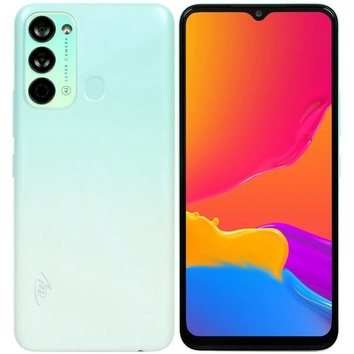 Смартфон ITEL Vision 3 3/64Gb Multicolor Green - фото №20