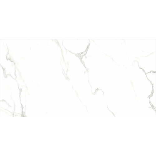 Керамогранит идеал ID 2314G Magic Statuario 1200x600 серый, белый