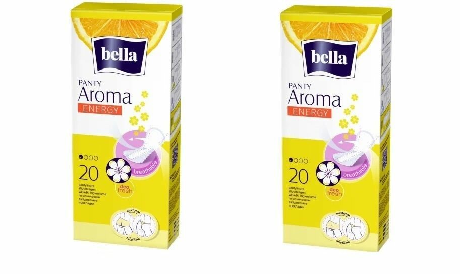 Прокладки ежедневные Bella (Белла) Panty Aroma Energi, 20 шт х 2уп