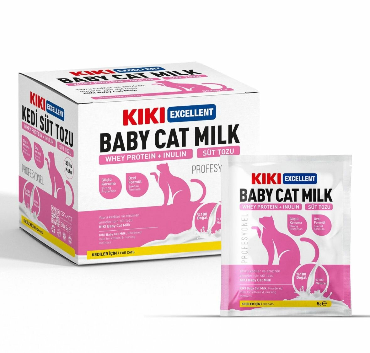 Заменитель молока для котят Kiki Milk 5 г x 30 шт