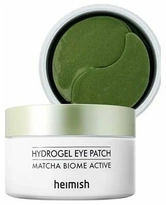 Патчи для глаз гидрогелевые с экстрактом зеленого чая мачта 60 шт | Heimish Matcha Bione Hydrogel Eye Patch 60 ea/Уход за кожей вокруг глаз