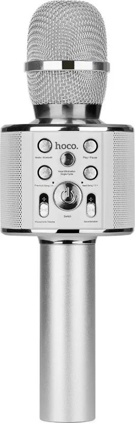 Hoco Микрофон для живого вокала PG_col-10697, серебристый