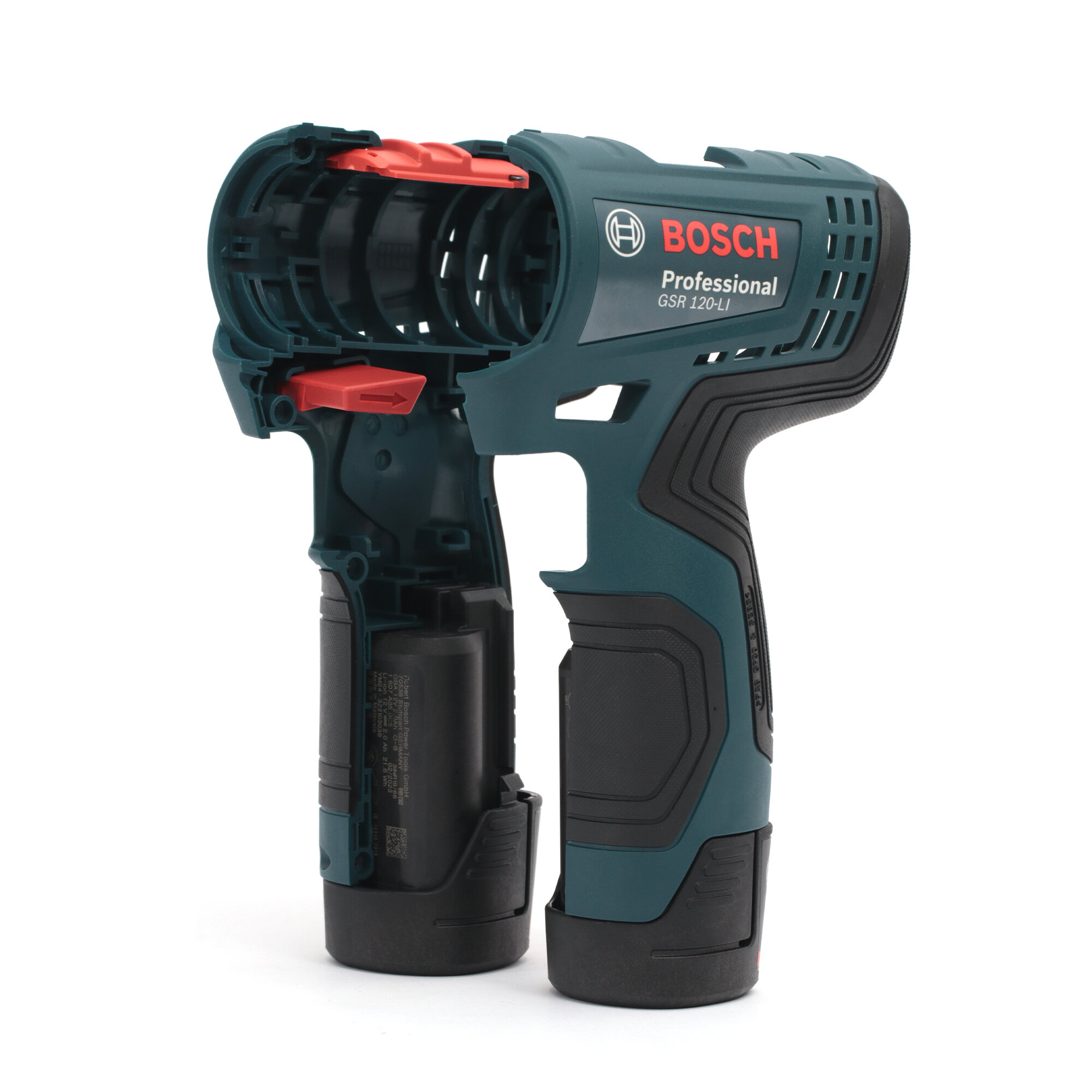 Корпус шуруповерта BOSCH GSR 120-LI (Саморезы, кнопка и скоба в комплекте) — фото 1