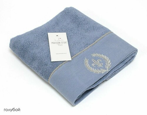 Махровое полотенце для лица и рук 50х100 Maison Dor Seymour (голубой)