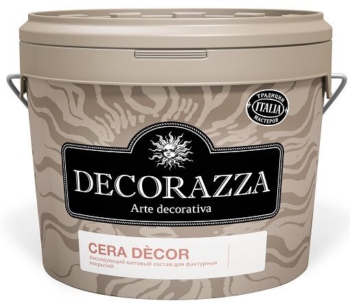 Декоративный Состав Decorazza Cera Decor 2.5л CD 10-12 Лессирующий Матовый на Основе Воска / Декораза Сера Декор.