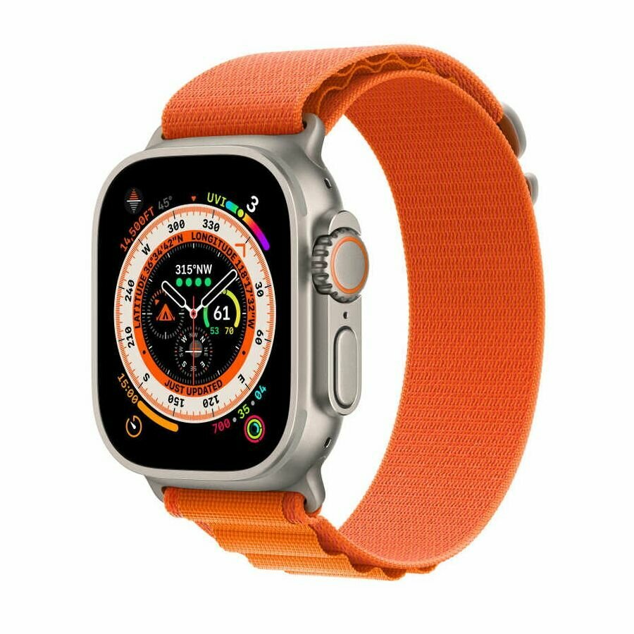 Ремешок для Apple Watch 42/44/45/49mm (Series 1-9/SE/Ultra), WiWU Watchband Ultra, Оранжевый