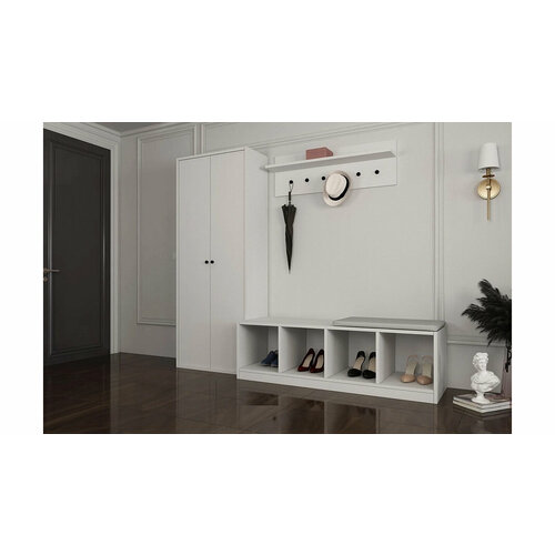 Прихожая Билли 13 по мотивам IKEA Икеа Белый Фасадный 0101 19640161 см ЛДСП 13350₽