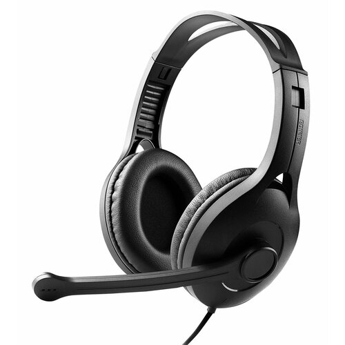 Наушники с микрофоном Edifier K800 USB черный 28м накладные USB оголовье 215000₽