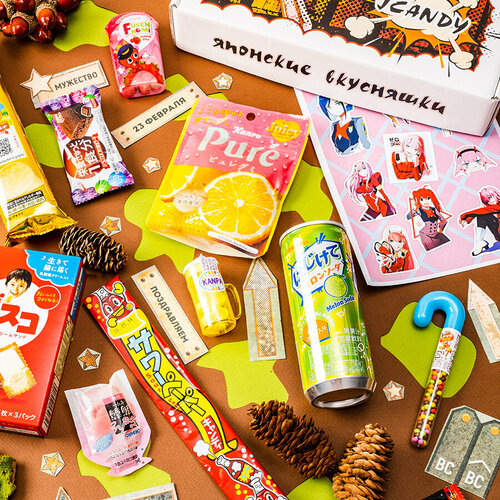 Подарочный набор JCANDY Berserk Exclusive Box, японские сладости, сюрприз-бокс, аниме бокс, сладкий подарок