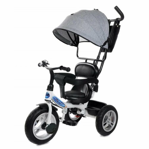 Велосипед 3-х колес с руч управ цв серый надув к 925000₽