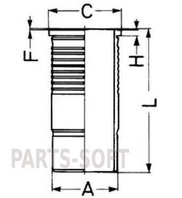 KOLBENSCHMIDT 89595110 Гильза блока цилиндров MAN TGA дв. D2876 LF12/D2876