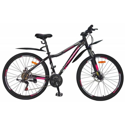 Велосипед 27.5 NAMELESS S7200DW (DISK) (21-ск.) Черный/розовый (рама 16) 2024г
