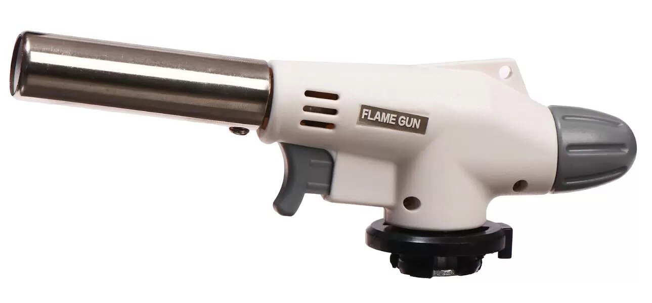 Горелка газовая FLAM GUN 920 с пьезоподжигом с керамической вставкой.