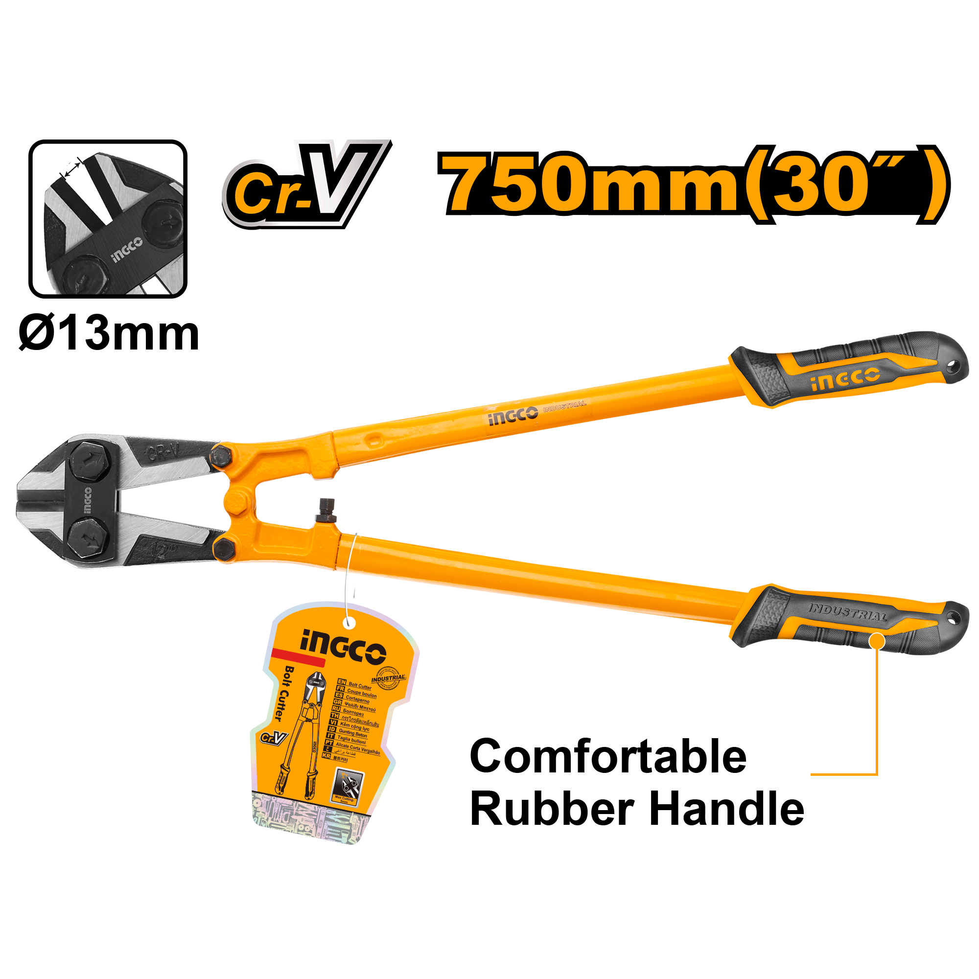 Болторез INGCO HBC0830 INDUSTRIAL 750 мм