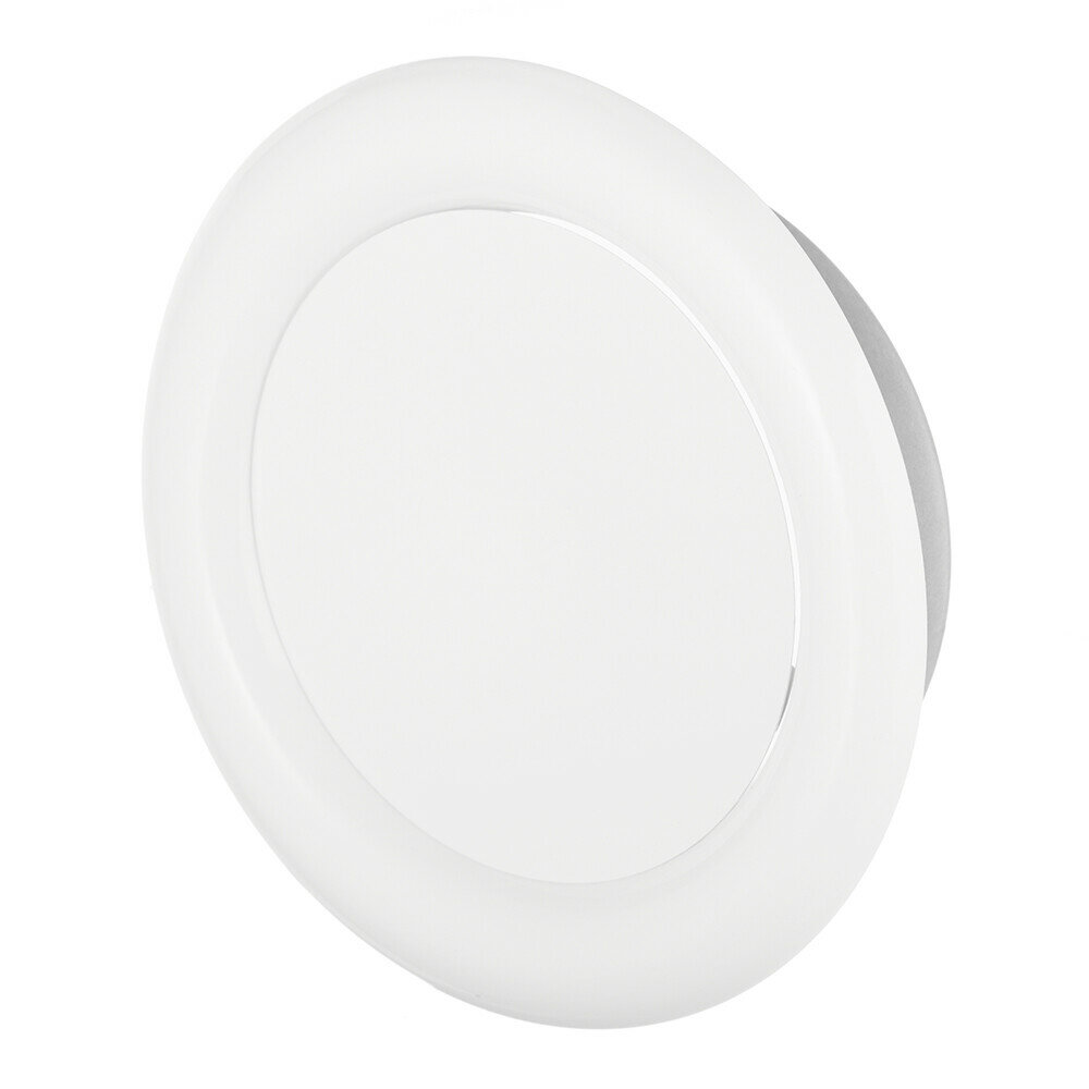 Анемостат приточно-вытяжной регулируемый Era с фланцем стальной с полимерным покрытием d150 мм белый