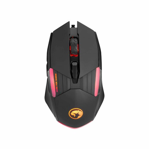 Мышь Marvo M291, игровая, проводная, оптическая, подсветка, 6400 dpi, USB, 1.5 м, чёрная мышь marvo m358 игровая проводная 4 кнопки оптическая rgb 12800 dpi usb 1 6м чёрная