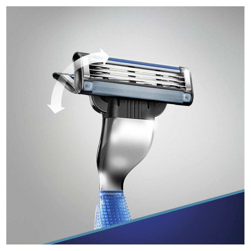 Бритвенный станок Gillette MACH3 Start с 3 сменными кассетами — фото 1