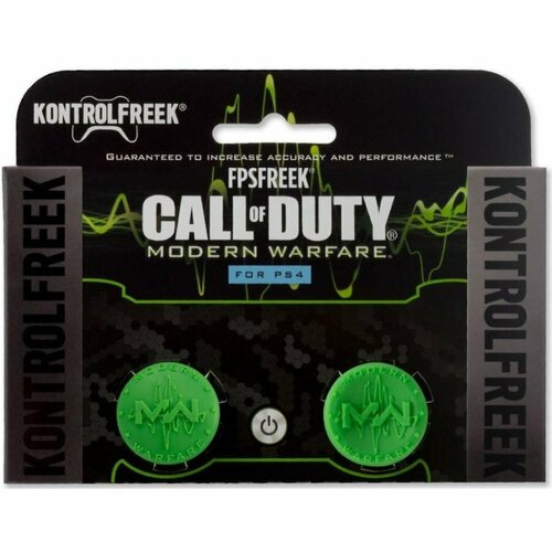 Накладки на стики для геймпада KontrolFreek FPS Freek CALL of DUTY Modern Warfare 16 2 шт ЗеленыйЧерный PS4 2302₽