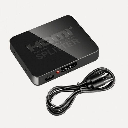 Изображение товара HDMI сплиттер разветвитель 1 вход 2 выхода 1x2