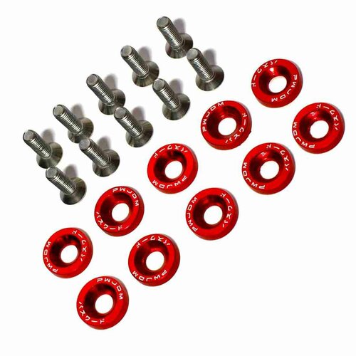 Шайбы с болтами Password JDM M620 мм 10 шт красные belais 6709 410₽