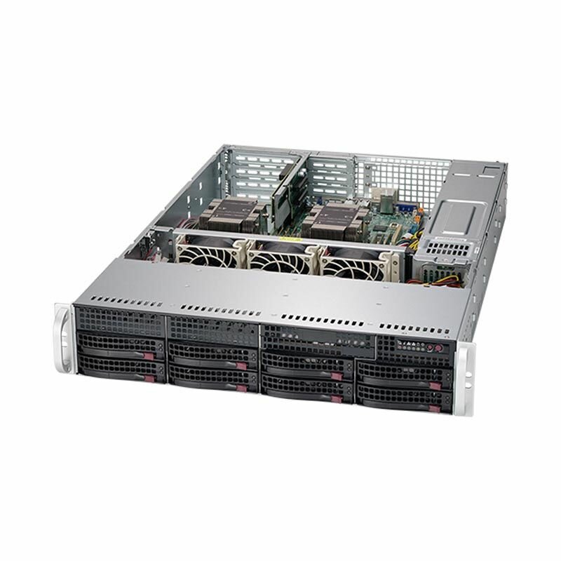 Платформа SuperMicro SYS-6029P-WTR 2U 2xLGA3647 12xDDR4 8x3.5 2х1GbE 1xM.2 PCIE 6xPCIEx8 2х1000W