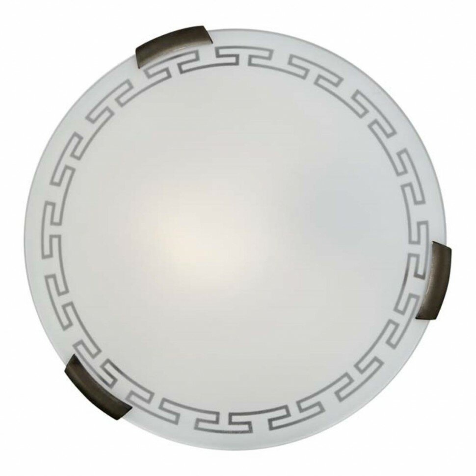 Сонекс 161/K GLASSI SN 182 Светильник стекло/белое E27 2*60Вт D300 GRECA