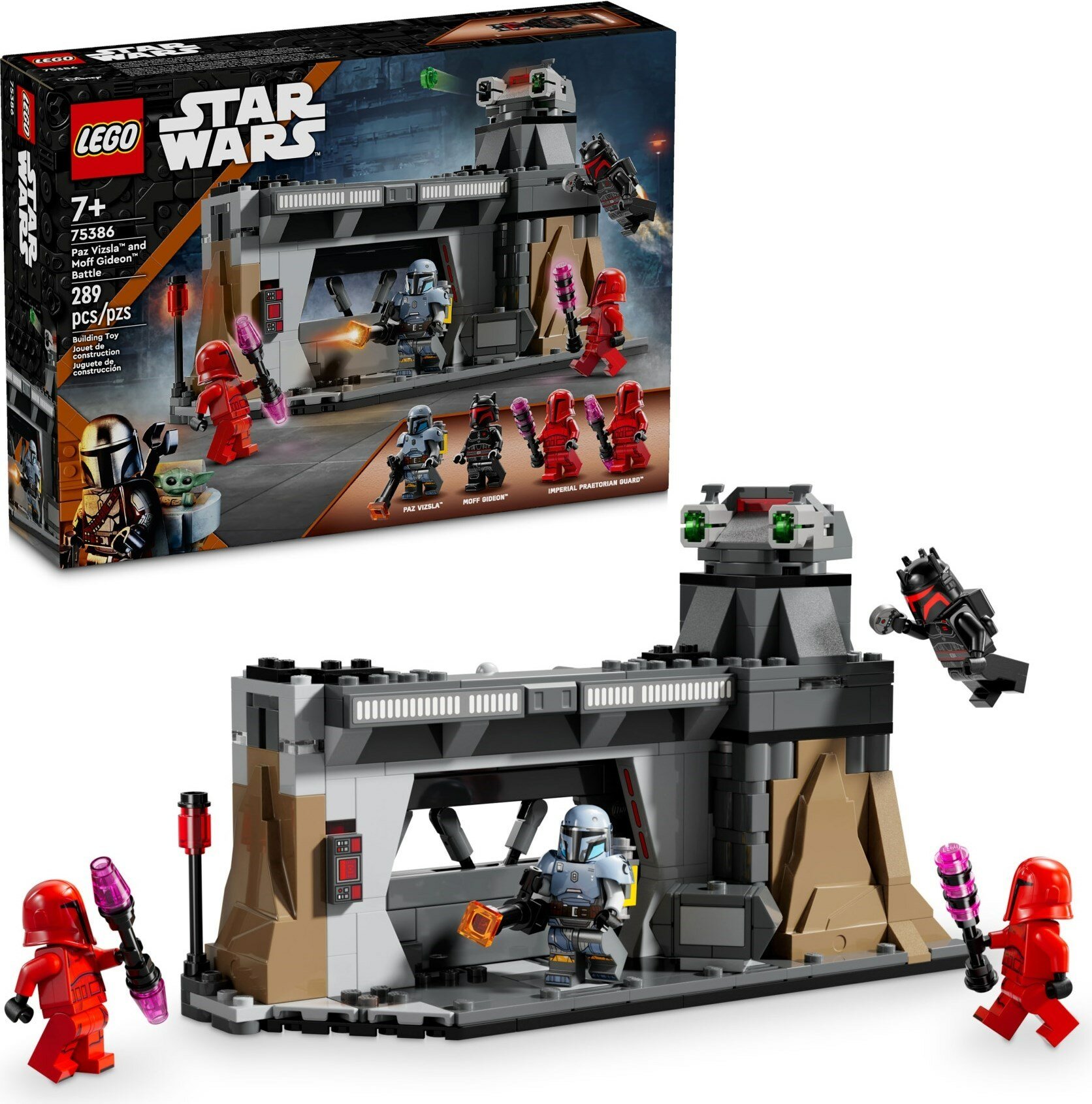 Конструктор LEGO 75386 Битва между Пазом Визслой и Моффом Гидеоном