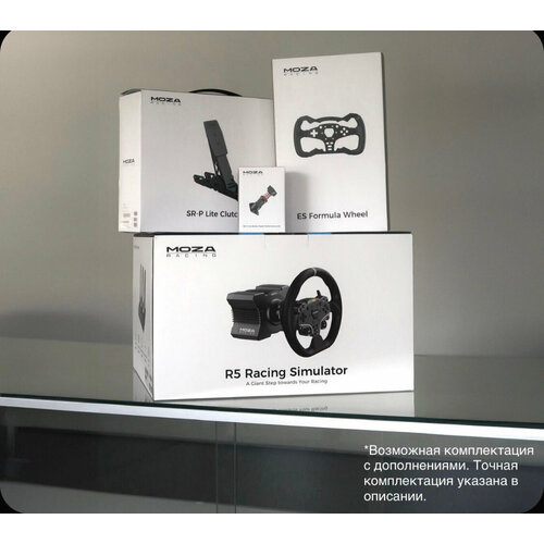 Moza R5 Bundle руль педали база крепление 55200₽