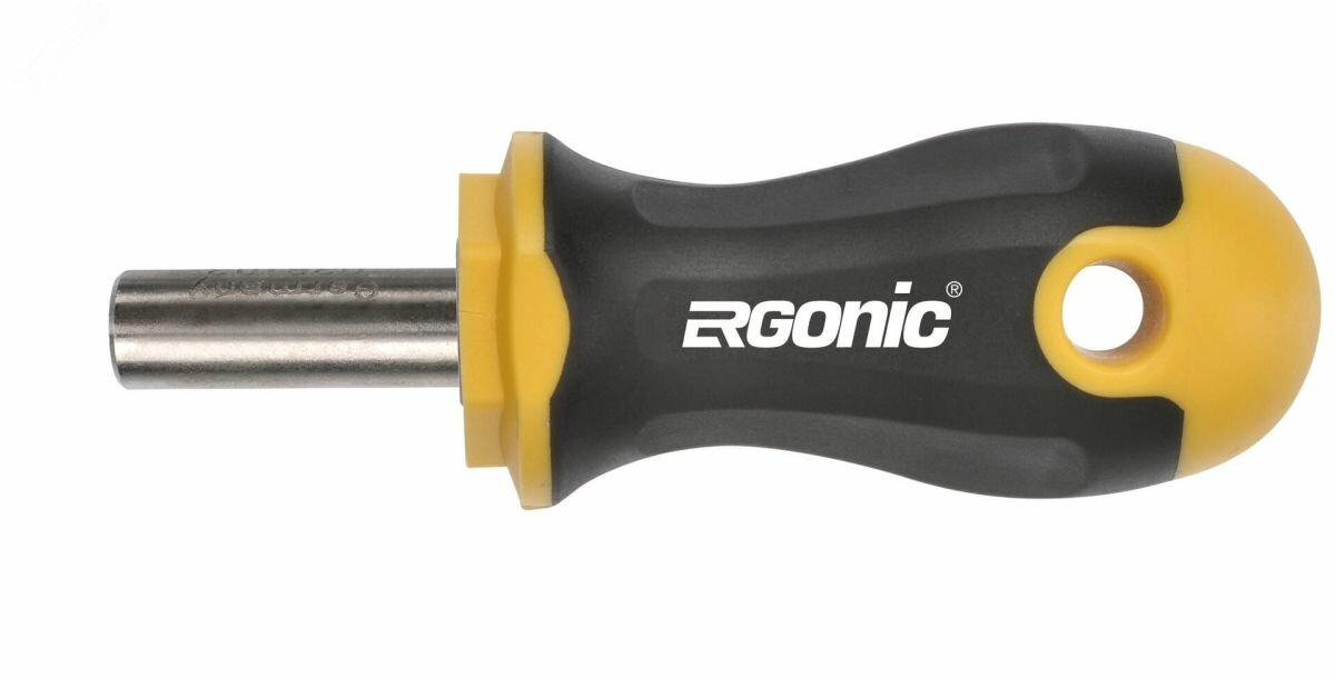 Отвертка под биты 1/4' Ergonic Stubby