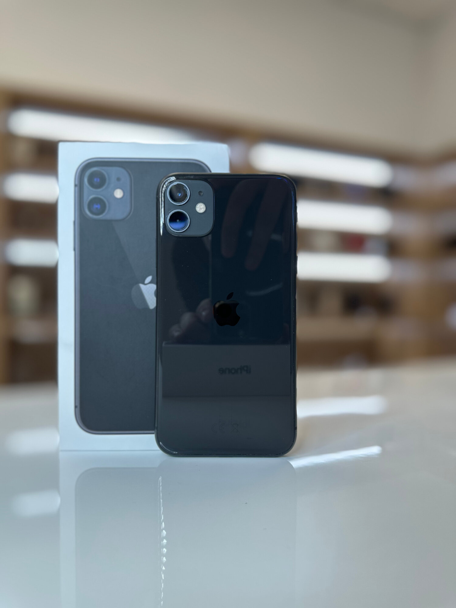 Смартфон Apple iPhone 11, 64 ГБ, nano SIM + eSIM, Черный