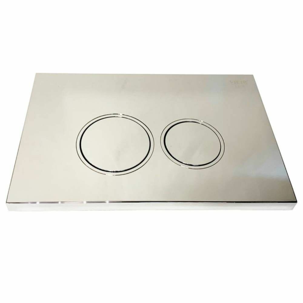 Кнопка смыва VIEIR для инсталяции механическая кругл. клавиши хром VRQ73-1