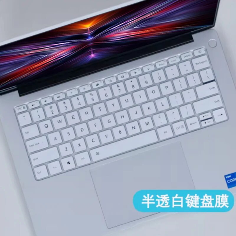 Ноутбуки Xiaomi Redmibook 14 Для ноутбука Xiaomi Redmibook 14 2025 2024 Redmi book 14 2024 14 14 дюймов, чехол для клавиатуры ноутбука, защитная пленка для кожи, Russian black