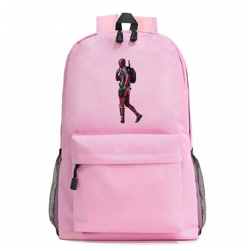 Рюкзак Дедпул (Deadpool) розовый №1 рюкзак дедпул deadpool голубой 1