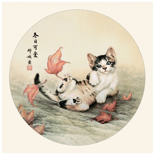 фото Набор для вышивания играющий котенок xiu crafts 2801601