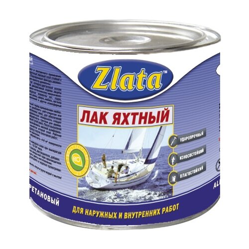 ZLATA Zlata яхтный бесцветный, глянцевая, 1.8 кг, 1.9 л