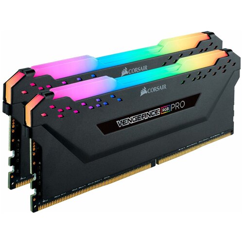 Оперативная память Corsair Vengeance RGB PRO 32GB 16GBx2 DDR4 3600MHz DIMM CL18 CMW32GX4M2D3600C18 1089000₽