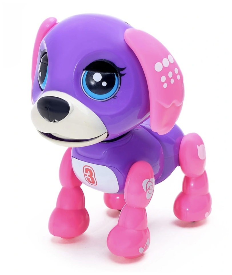 Многофункциональная интерактивная игрушка "Умный щенок" Фиолетовый