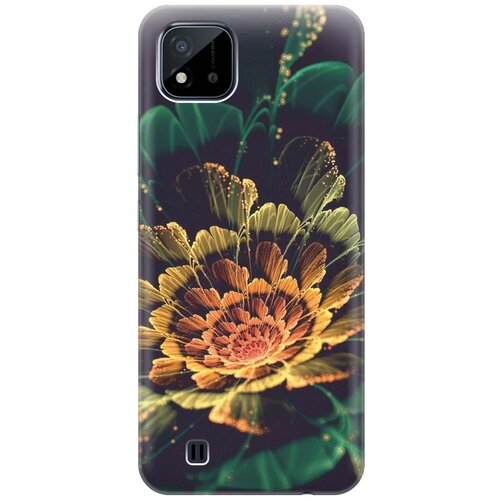 фото Re:pa чехол - накладка artcolor для realme c20 / c11 (2021) с принтом "красивый цветок"