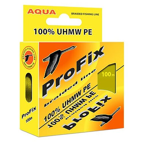 Aqua Леска плетёная Aqua ProFix Olive, d=0,30 мм, 100 м, нагрузка 22,0 кг