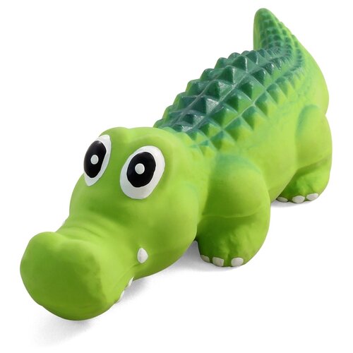 Игрушка для собак Triol Крокодильчик (12151072), зеленый triol игрушка для собак из латекса фазан 225мм 2 шт