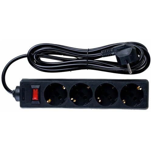 Удлинитель ExeGate EC-4-3B 4 Sockets 3m Black EX279397RUS