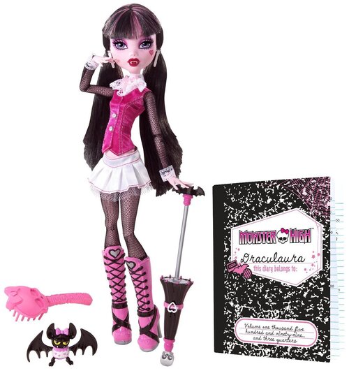 Кукла Монстр Хай Дракулаура 2013 бейсик, Monster High Basic Draculaura