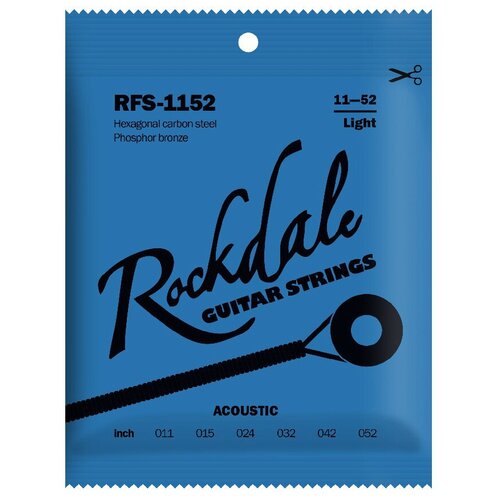 Струны для акустической гитары Rockdale Rfs-1152 - (11-15-24-32-42-62)