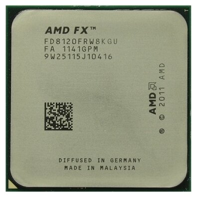 Процессор AMD FX-8120 Zambezi AM3+,  8 x 3100 МГц, OEM