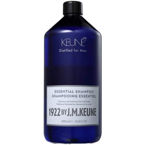 Keune шампунь универсальный для волос и тела 1922 Essential, 1000 мл keune универсальный шампунь для волос и тела 1922 essential shampoo 50 мл