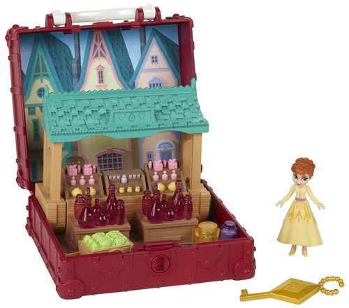 Hasbro кукольный домик Холодное сердце 2 Шкатулка Анна в деревне, E7080, разноцветный
