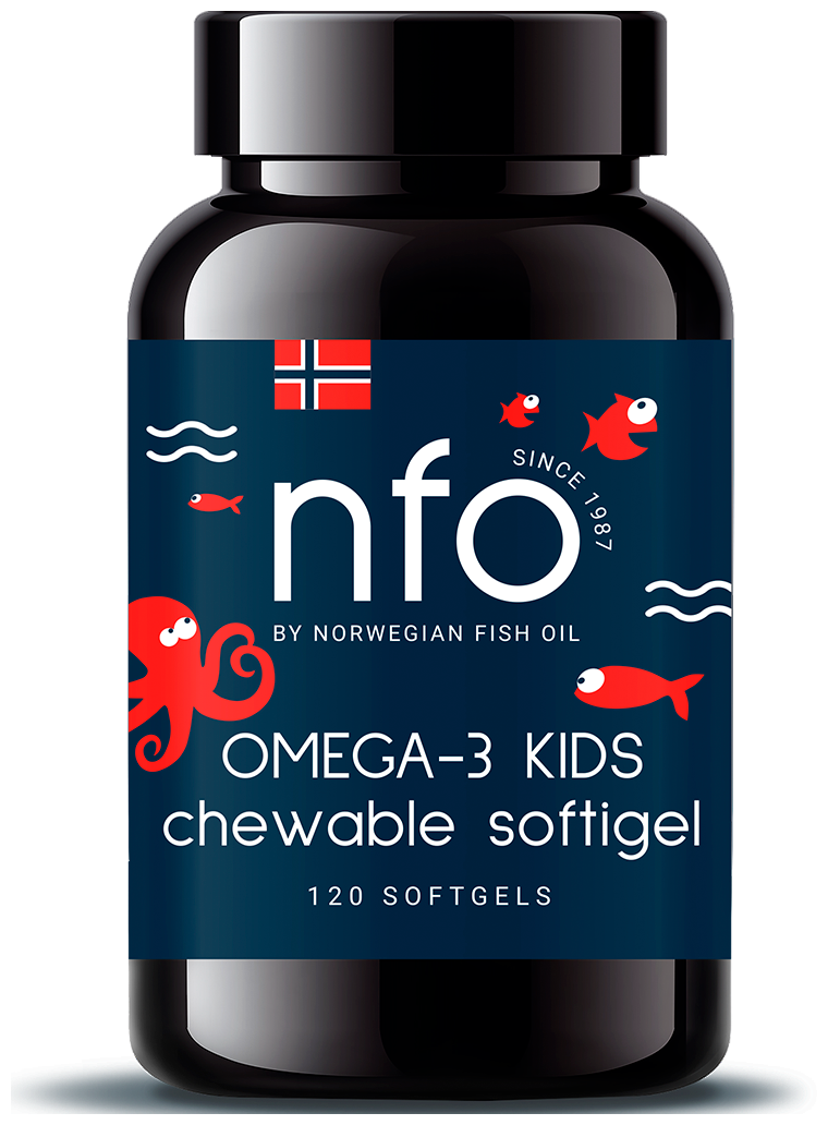 Norwegian Fish Oil Omega-3 with vitamine D капс. жев.